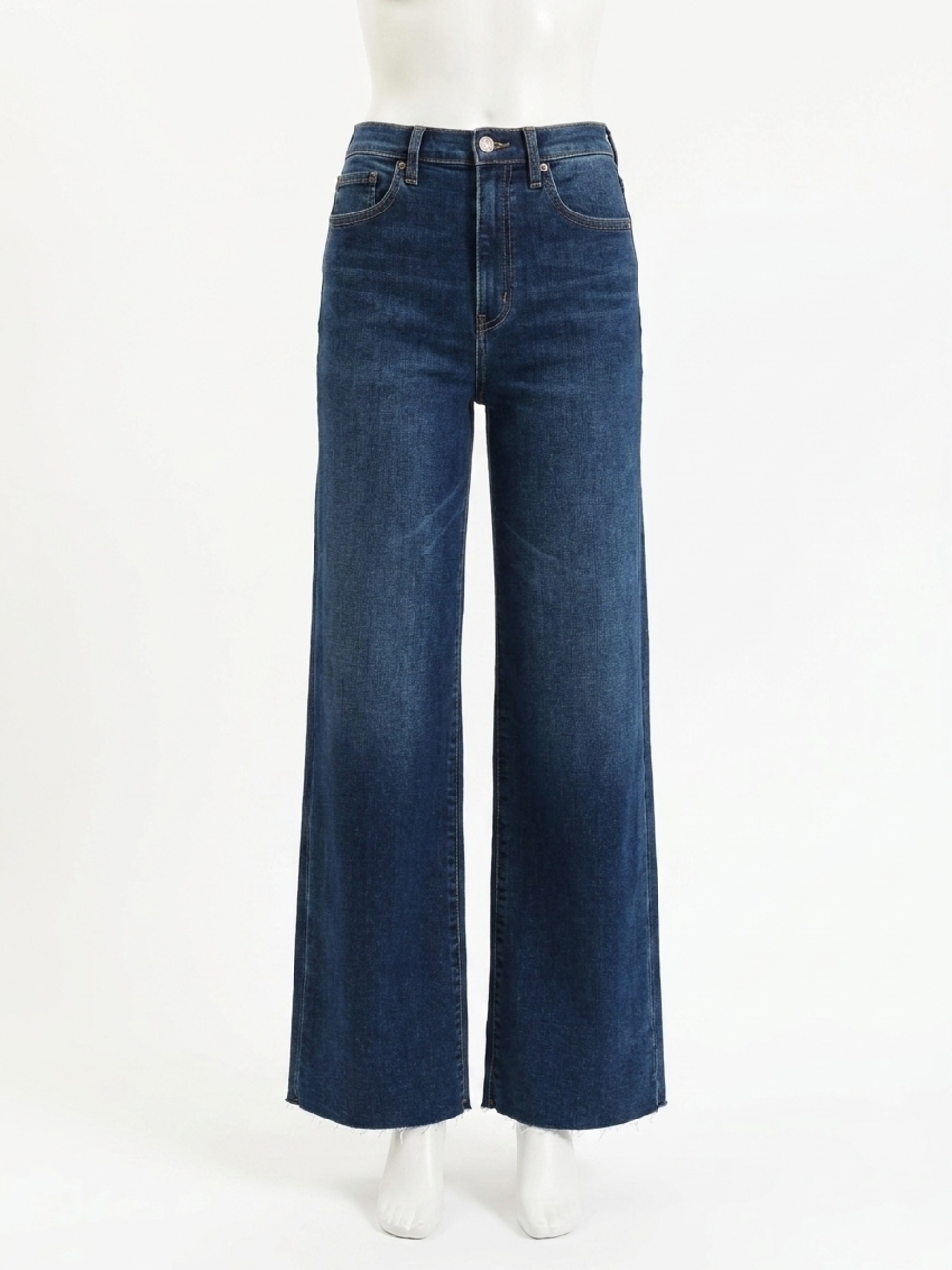 NEW DAZE far out high rise wide leg denim jeans in waterfall